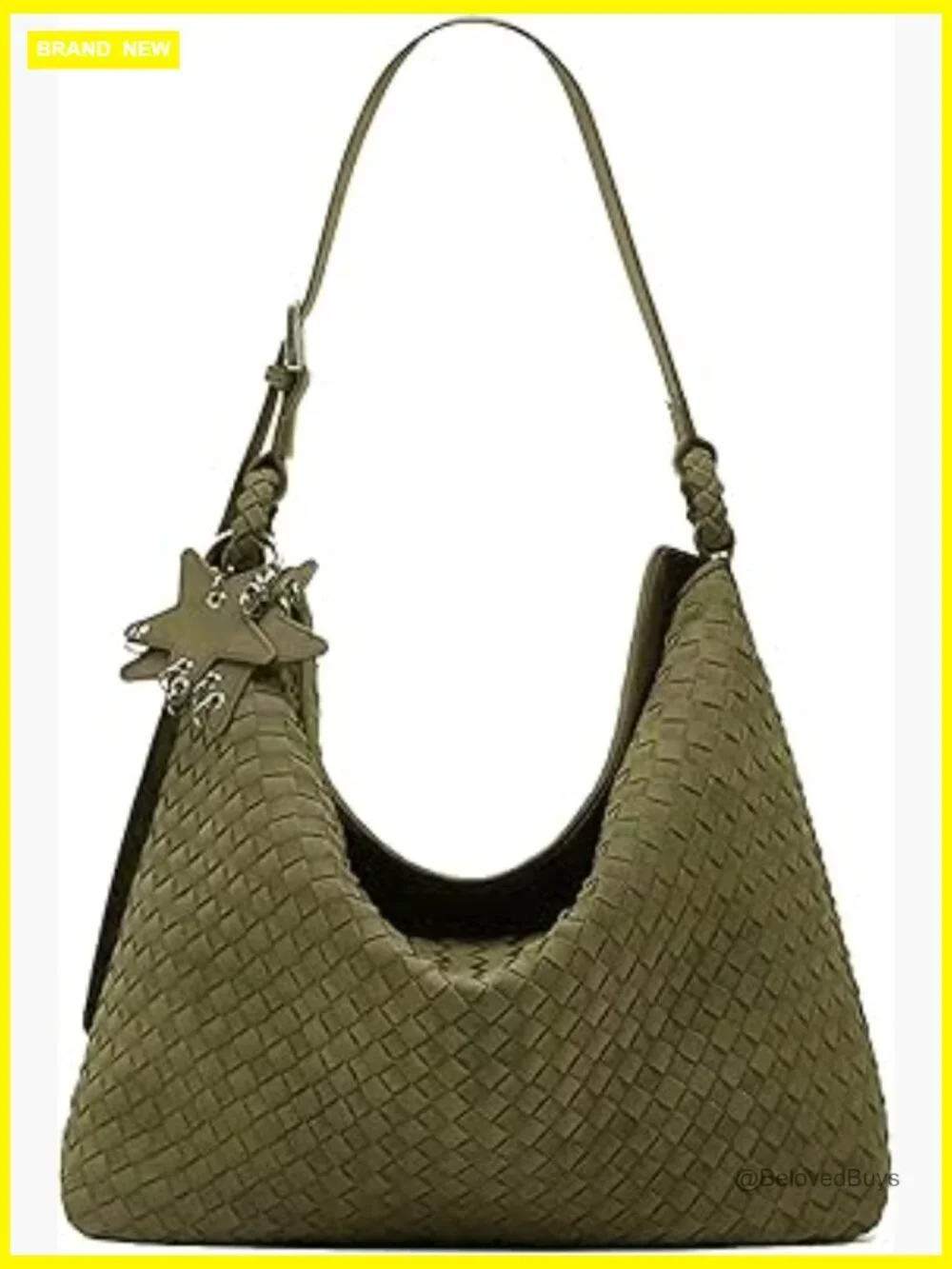 Suede Hobo Shoulder Bag Crossbody Tote Purse Slouchy Handbag